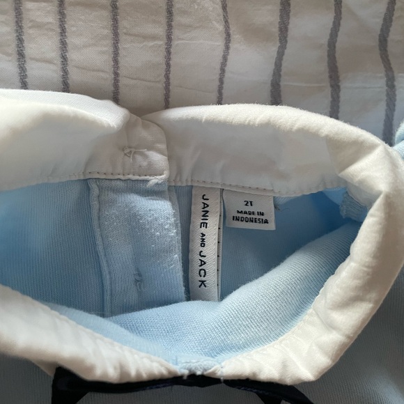 Janie and Jack baby blue top - Picture 3 of 4